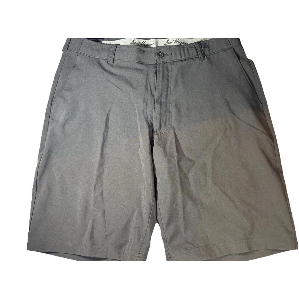 Ben Hogan Shorts Mens 36 Black Flat Front Performance Golf Wicking Short NWT